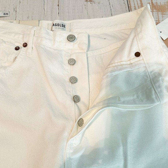 AGOLDE RILEY Crop High Rise Straight Size 30  SLANT - Picture 11 of 13